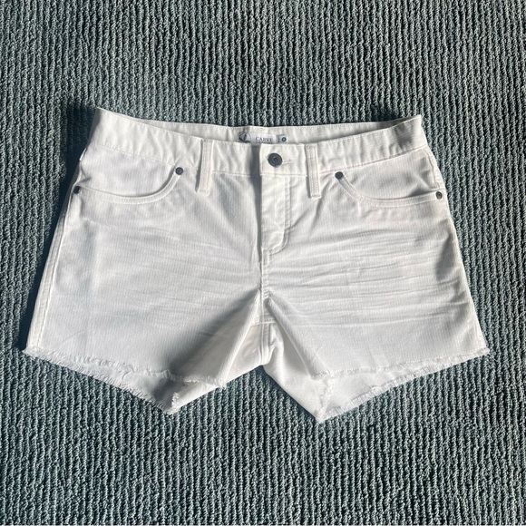 Carve Designs Oahu Corduroy short in color Cloud (ivory) size 0 worn once - Picture 2 of 6